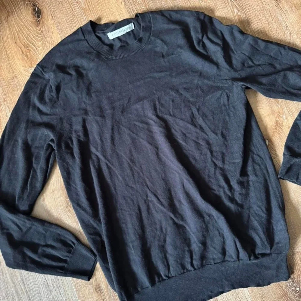 Outerknown Black Cotton‎ Crewneck Sweater Men's Medium